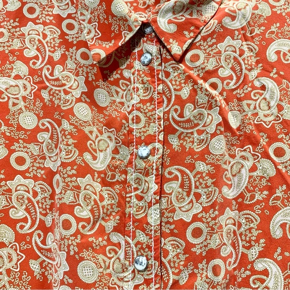 SANDRO Lanni Silk Paisley Patterned Long Sleeve Button-Down Blouse,Size 3FR/ 8US - Picture 11 of 17